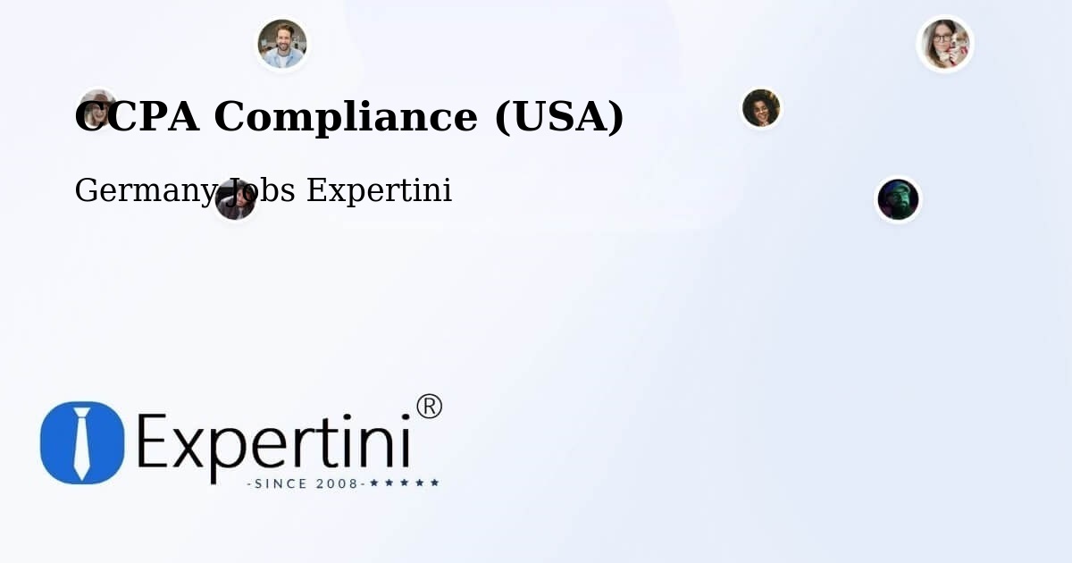 CCPA Privacy Rights & Compliance Notice – Stützerbach - Germany Jobs Expertini