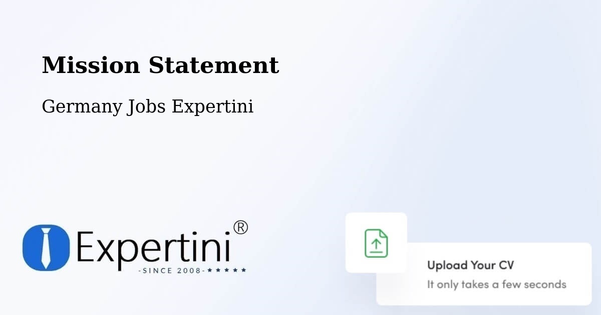 Corporate Mission – Stützerbach - Germany Jobs Expertini