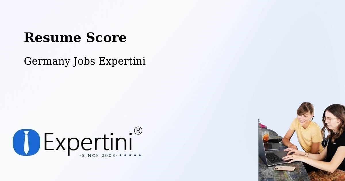 Resume Score & Job Description Match Tool – Stützerbach - Germany Jobs Expertini